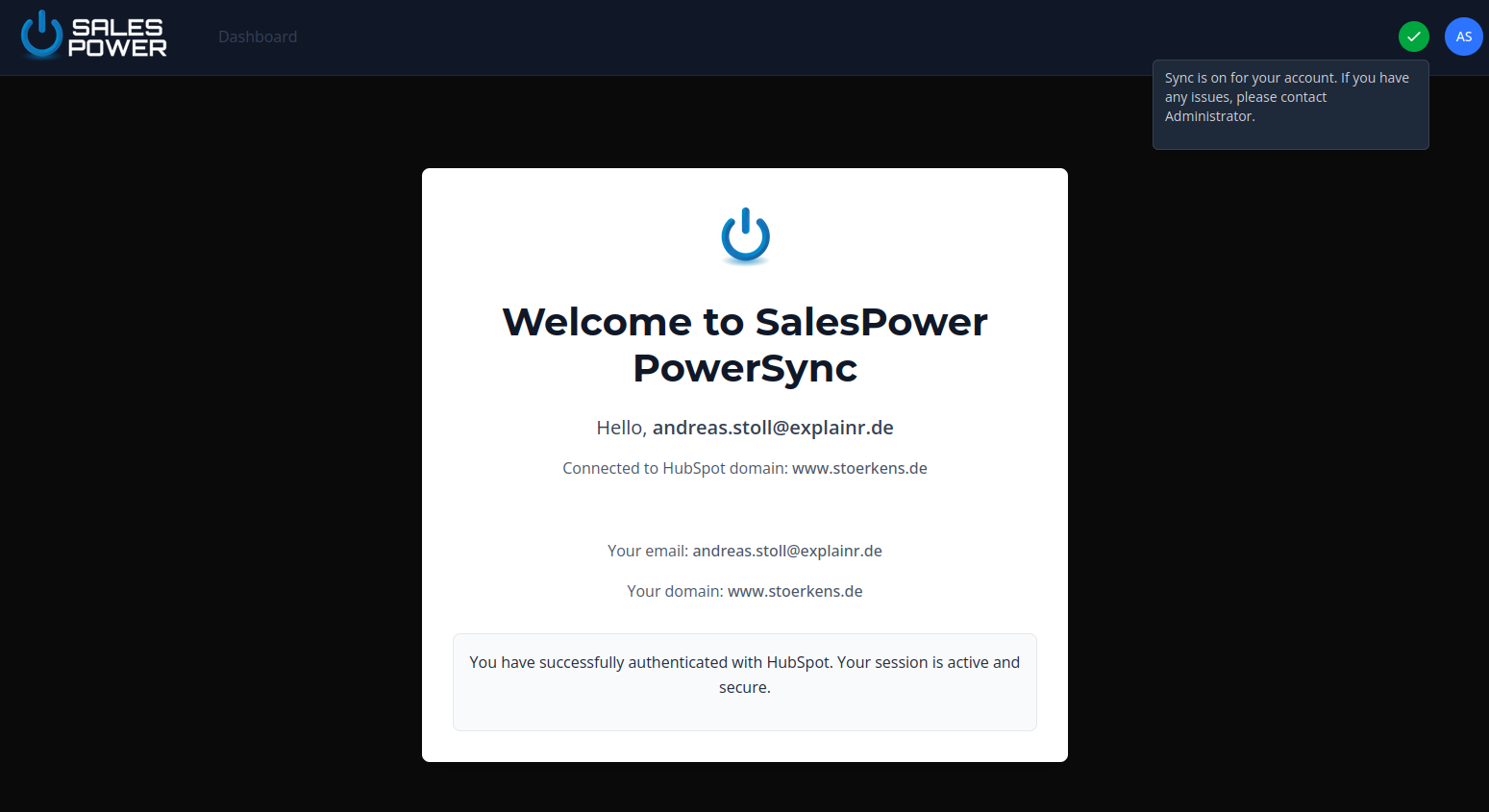 Activate Sync